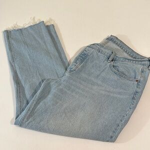 OLD NAVY - WOMENS - SLOUCHY STRAIGHT- HIGH RISE - SECRET SLIM POCKETS DENIM JEAN